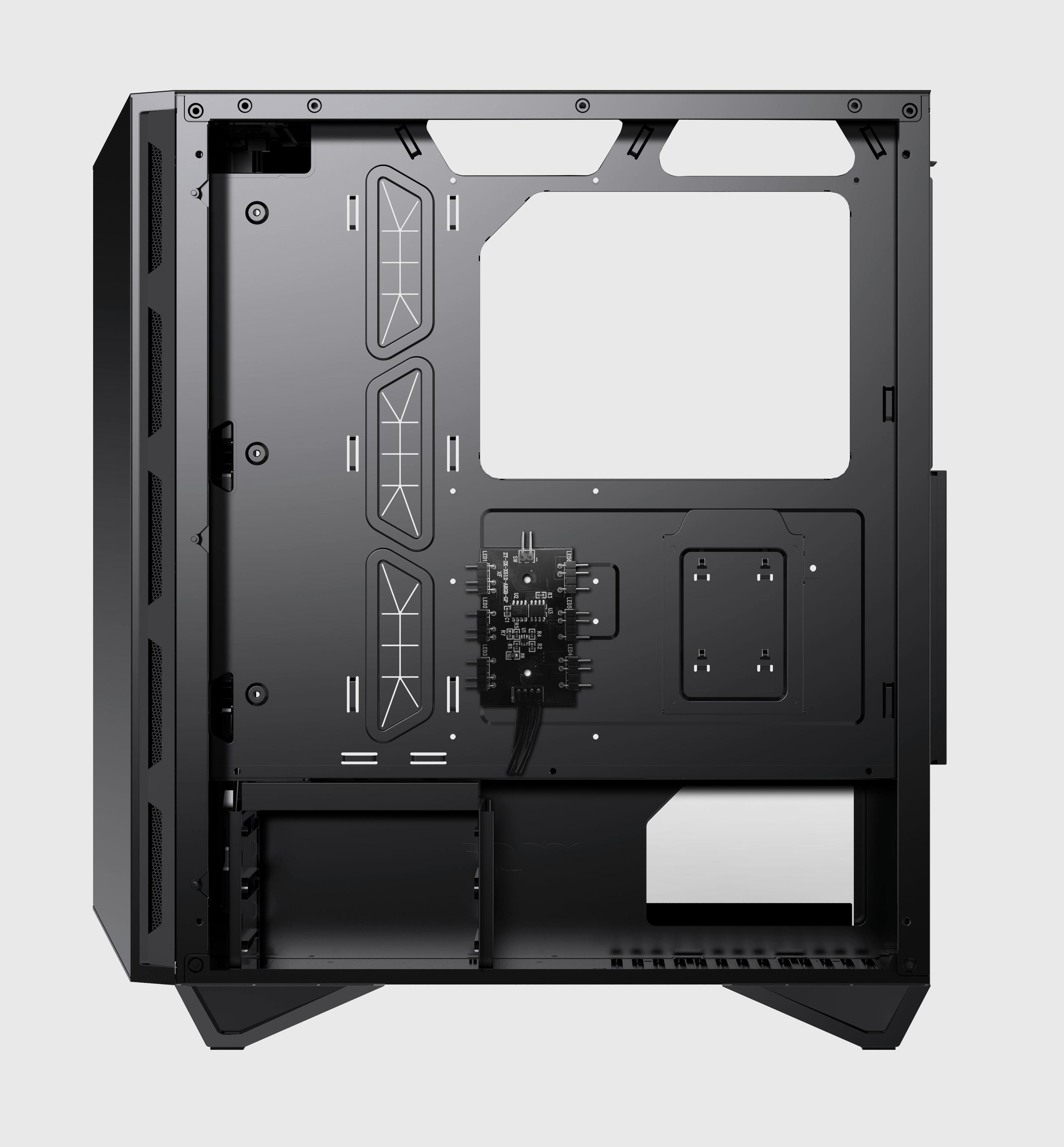 Caixa PC MSI MPG GUNGNIR 110R (ATX,Micro ATX,Mini-ITX - Midi Tower - ATX, Micro ATX, Mini-ITX - Preto), miniatura 4