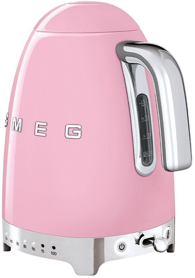 Jarro Elétrico SMEG KLF04PKEU (2400 W - 1,7 L - Aço inoxidável - Rosa) — miniatura 3