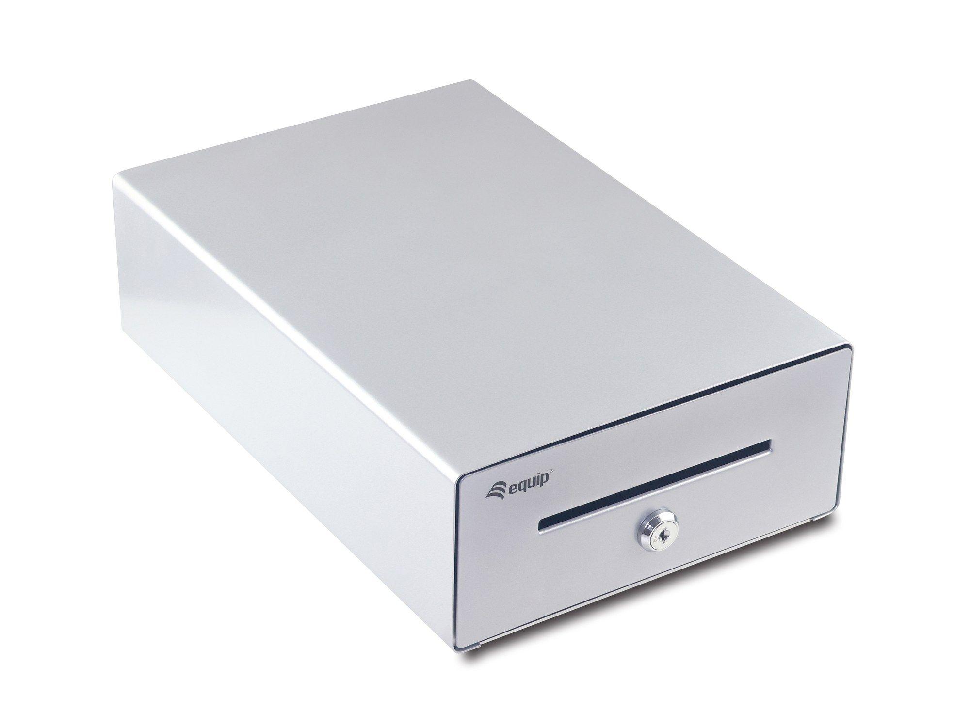 Gaveta de Dinheiro EQUIP 351012 (Manual e Automática - 230 x 338 x 110 mm - Prateado) — miniatura 2