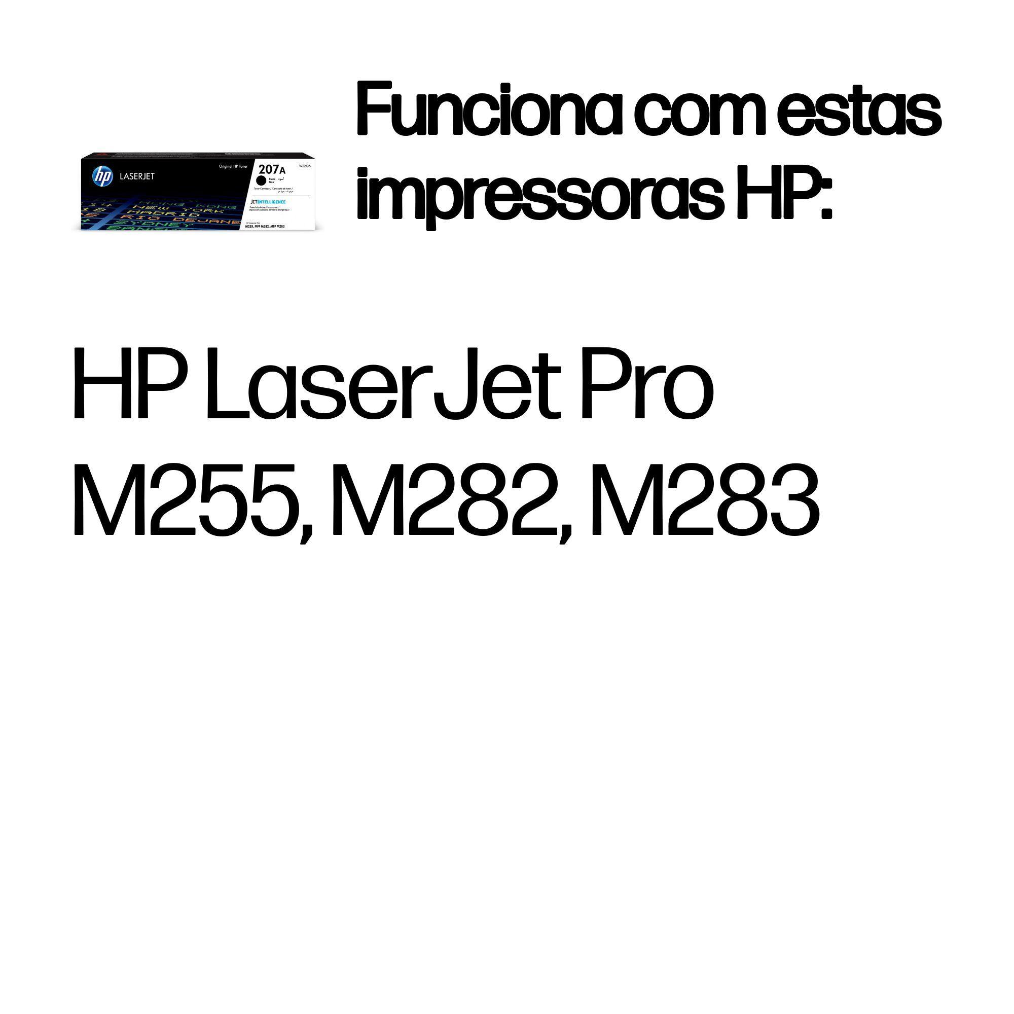 Toner HP 207A W2210A (1350 páginas - Preto), miniatura 2