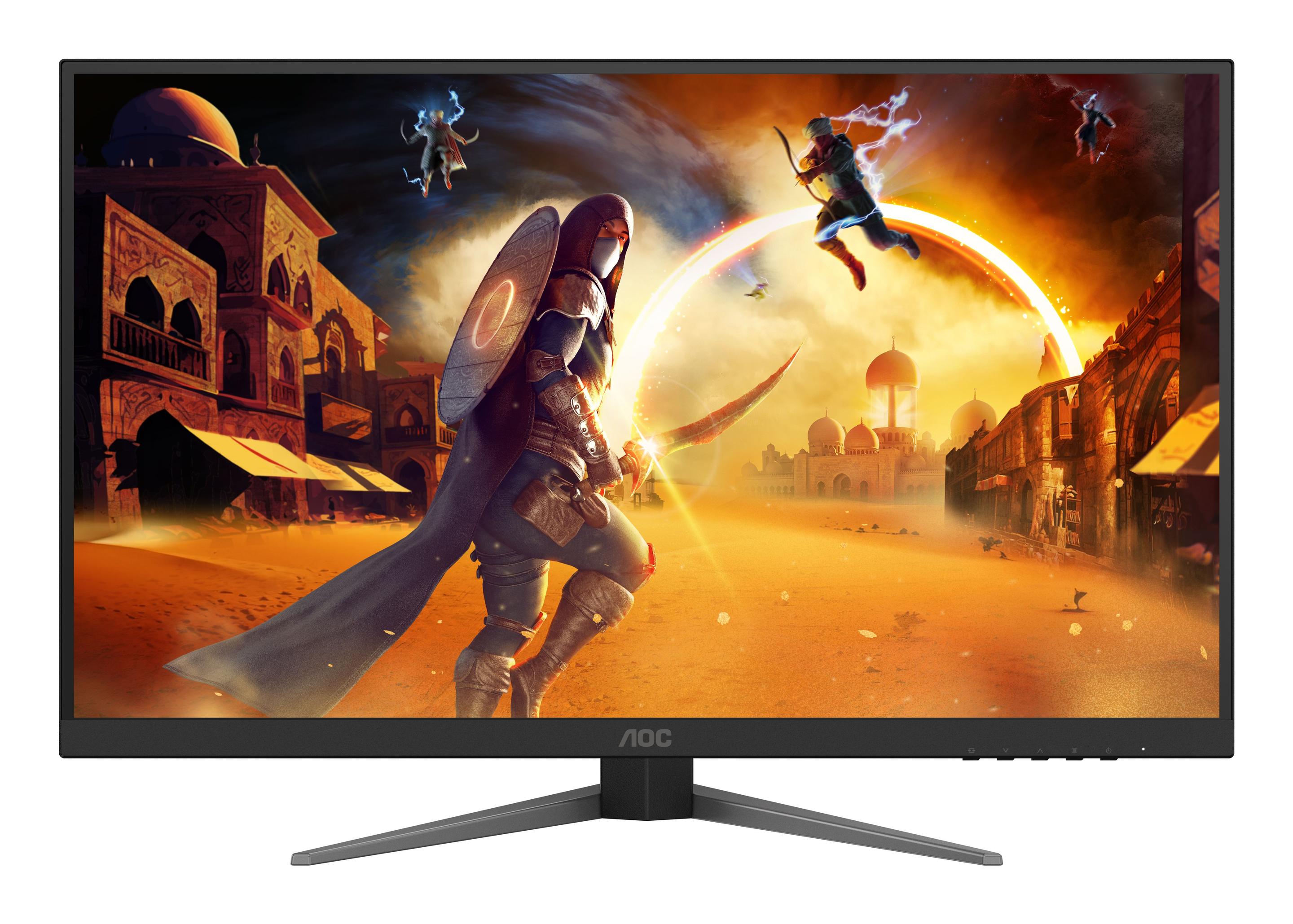 Monitor AOC U27G4XM (27" - Fast IPS - 160 Hz - Preto e Vermelho) — miniatura 6