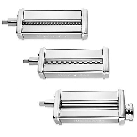 Conjunto de Acessórios para Massa KITCHENAID 5KSMPRA (Altura 5,6 cm - Cromado)
