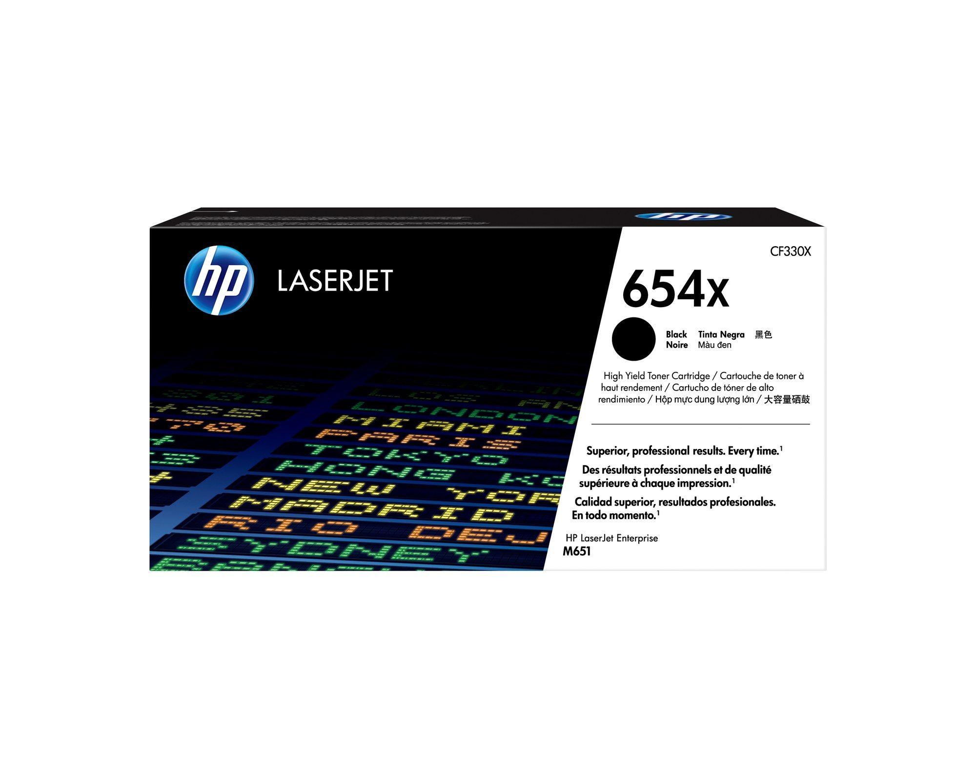 Toner HP 654X CF330X (20500 páginas - Preto)