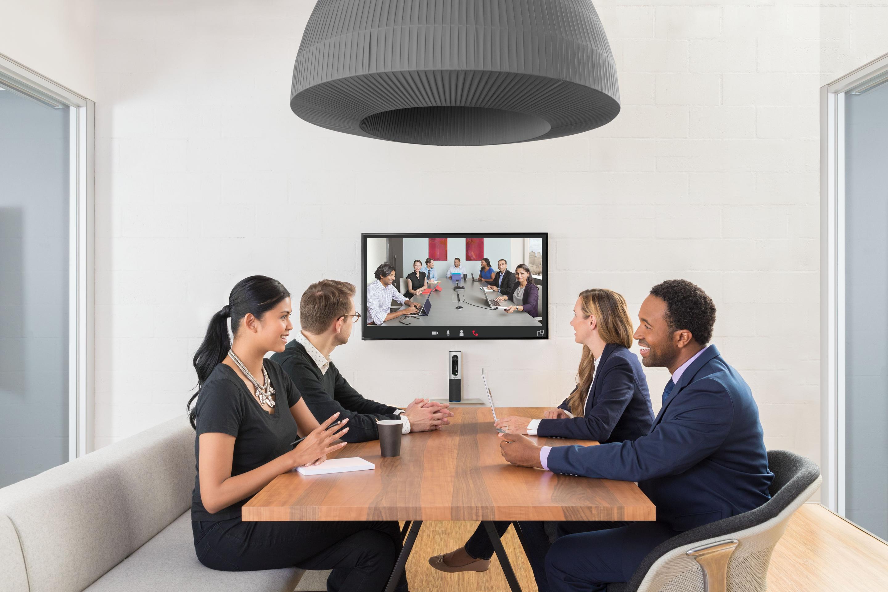 Sistema de Videoconferência LOGITECH Connect (1920 x 1080 pixels - 30 fps - 720p, 1080p - Cinzento) — miniatura 13