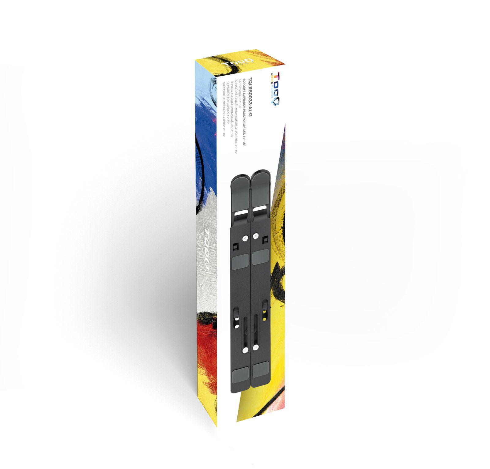 Suporte para Portátil e Tablet TOOQ TQLRS0033-AL-G (38,1 cm - 5 kg - 15" - Cinzento), miniatura 11