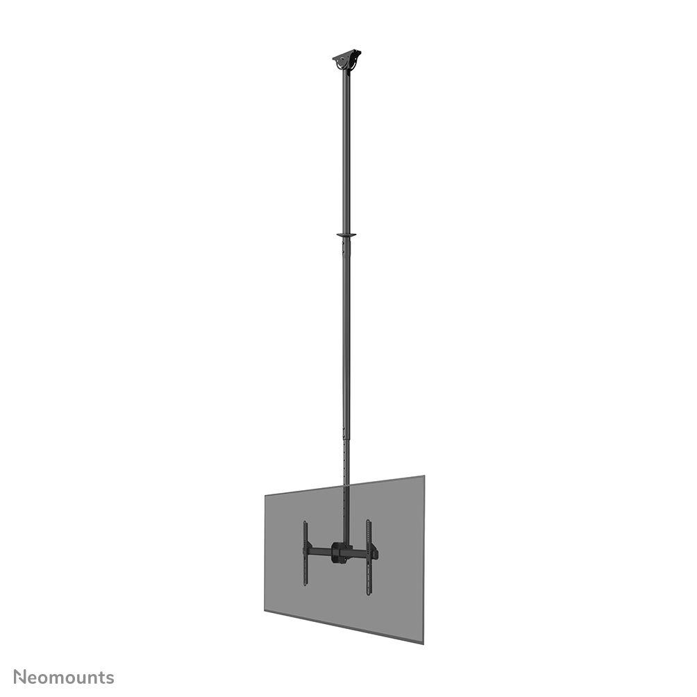Suporte de TV de Teto NEOMOUNTS CL35-440BL16XL (37"-70" - 50 kg - Altura 250-300 cm - Preto)