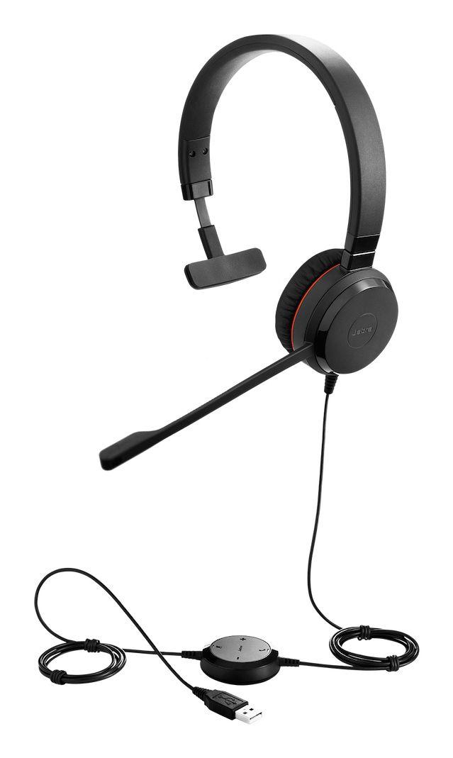 Headset JABRA Evolve 30 II MS Duo (Binaural - Com fios - Supra-aural - Preto), miniatura 3
