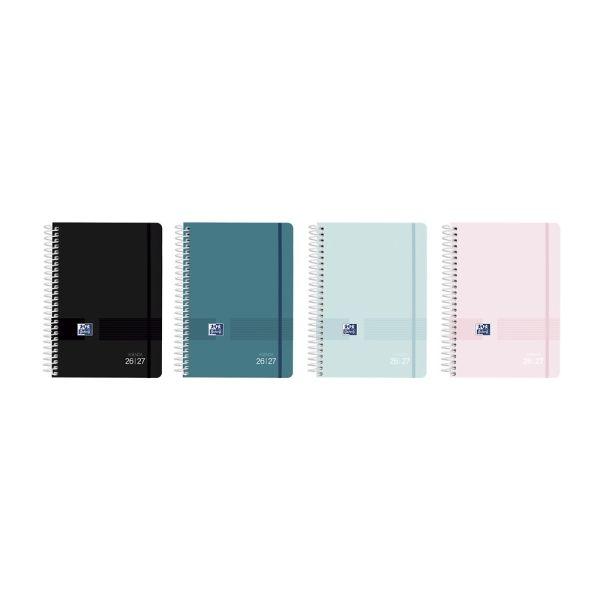 Agenda Escolar OXFORD Live & Go 2026-2027 (Plástico opaco - Cores Sortidas)