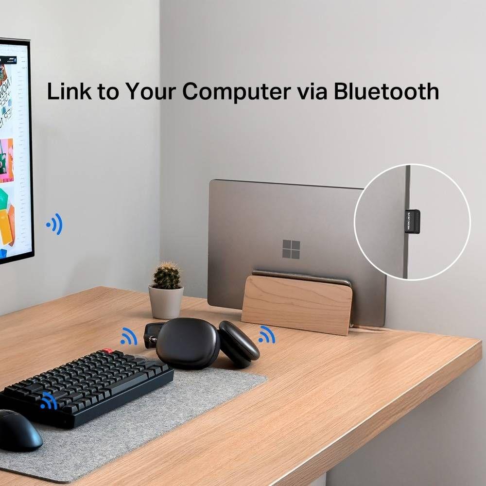 Adaptador Bluetooth USB Nano MERCUSYS MA5B (USB-A - Preto) — miniatura 3