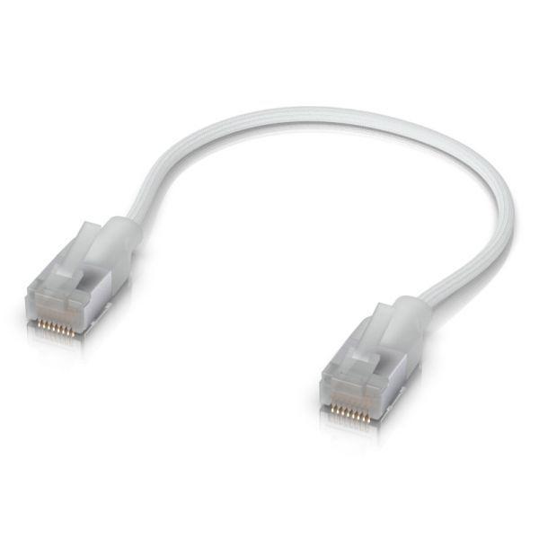 Cabo de Rede UBIQUITI UniFi UACC-Cable-Patch-EL-C6A-0.15M-W (0,15 m - Cat6A - RJ-45 - Branco) — miniatura 2