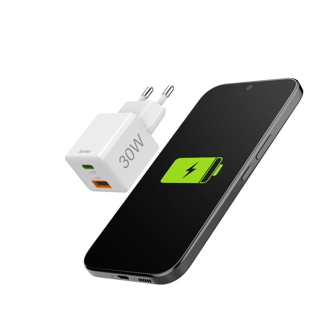 Carregador de Smartphone HAMA 00201992 (30 W - Branco), miniatura 12