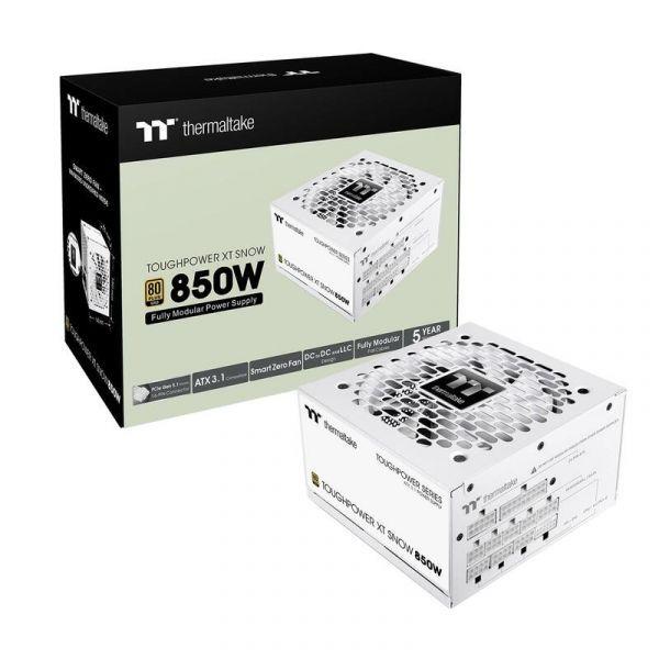 Fonte de Alimentação THERMALTAKE Toughpower XT Snow 850W (850 W - 80 PLUS Gold)