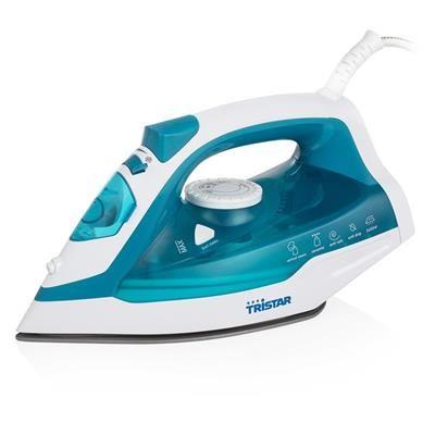 Ferro de Engomar a Vapor TRISTAR ST-8320 (2600 W - 0,37 l - Base de cerâmica - Turquesa e Branco), miniatura 2