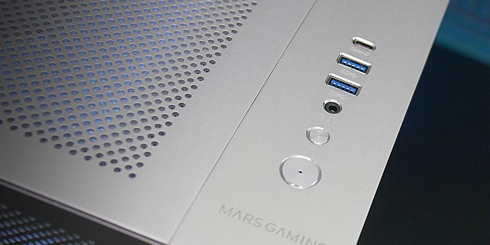 Caixa de Computador MARS GAMING MC-NOVA2 (Torre - SGCC, vidro temperado - 16 cm - Branco) — miniatura 6