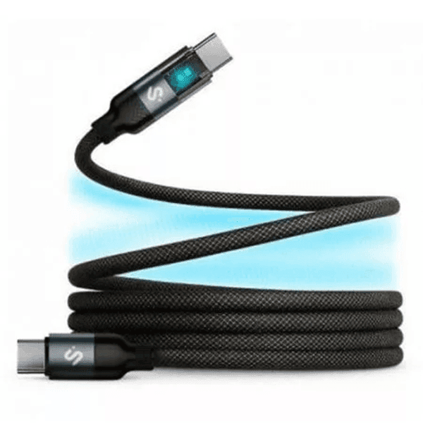 Cabo USB-C SUBBLIM PowerMag LED (2 m - USB C - Preto)