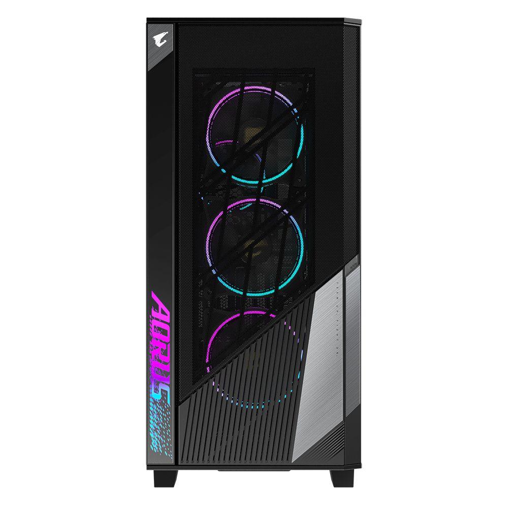 Caixa PC GIGABYTE GB-AC500G ST (Midi Tower - Vidro, Plástico, Aço - Preto), miniatura 2