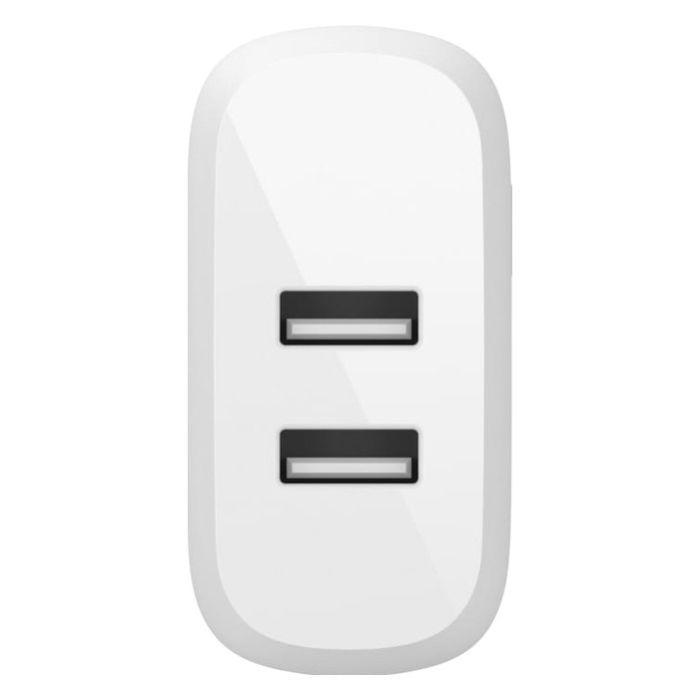 Carregador USB de Parede BELKIN WCB002VFWH (2 portas USB-A 2.0 - Smartphone, Tablet - Com Fio - Branco), miniatura 3