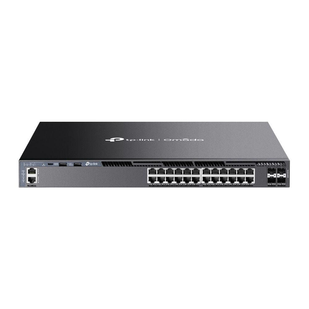 Switch de Rede Gerido TP-LINK SG6428X (Gigabit Ethernet - 10/100/1000 Mbit/s - 3 MB - Preto)