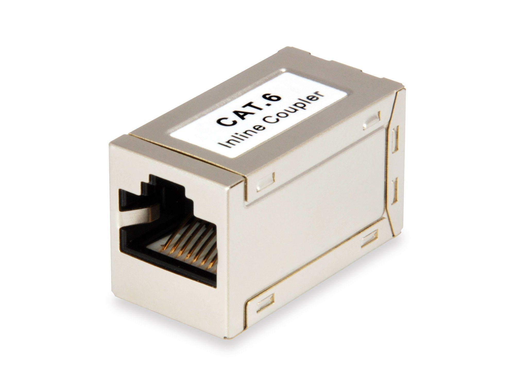 Acoplador RJ45 EQUIP 121179 (Cabo redondo RJ45 - Prateado)