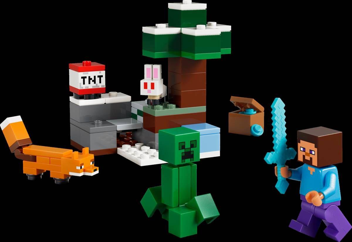 LEGO 21583 Minecraft Aventura em Taiga do Steve (6+ anos - 79 peças), miniatura 3