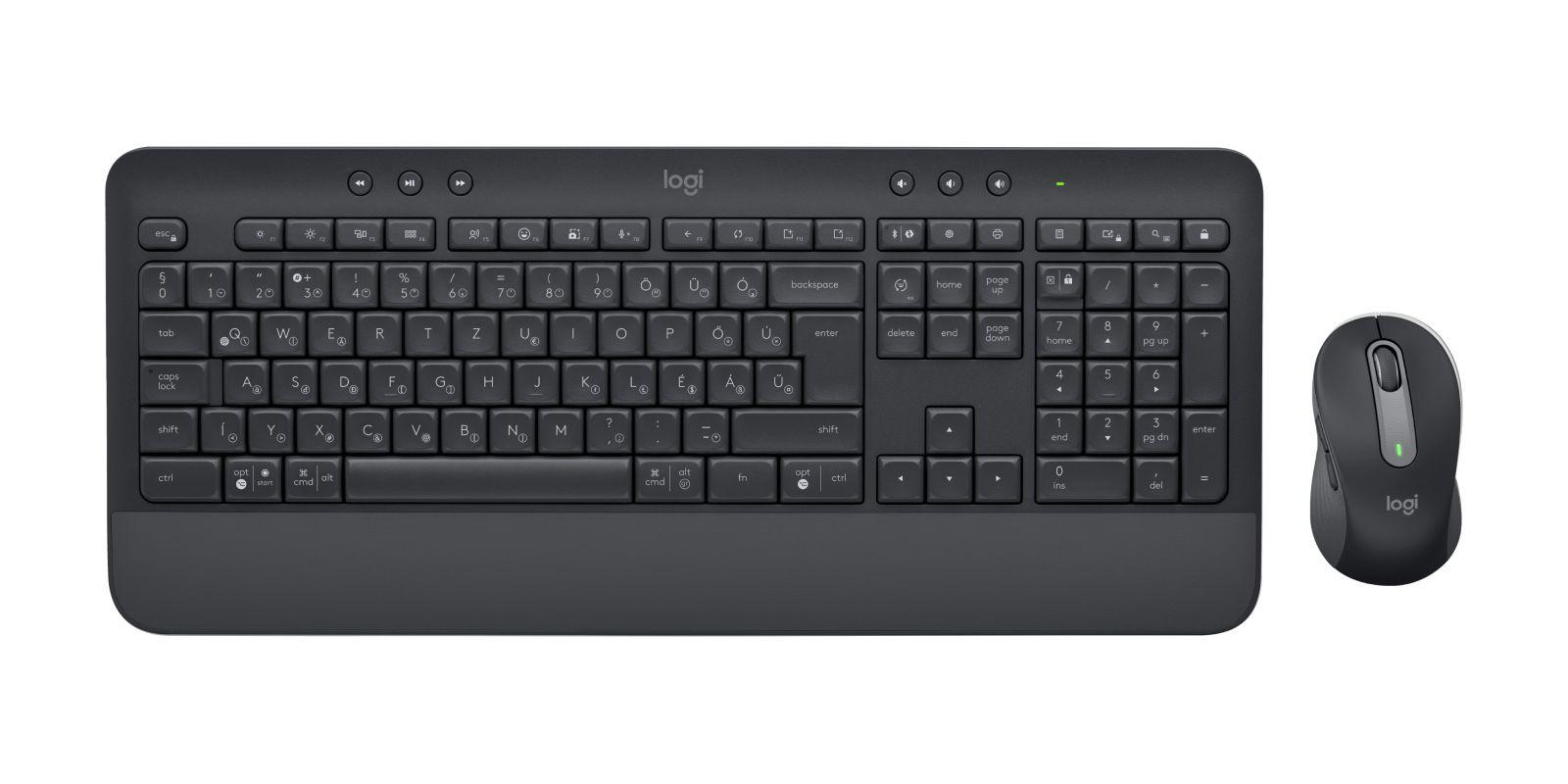 Teclado e Rato LOGITECH Signature MK650 Combo for Business (Húngaro - Membrana - Tamanho completo - Grafite), miniatura 2