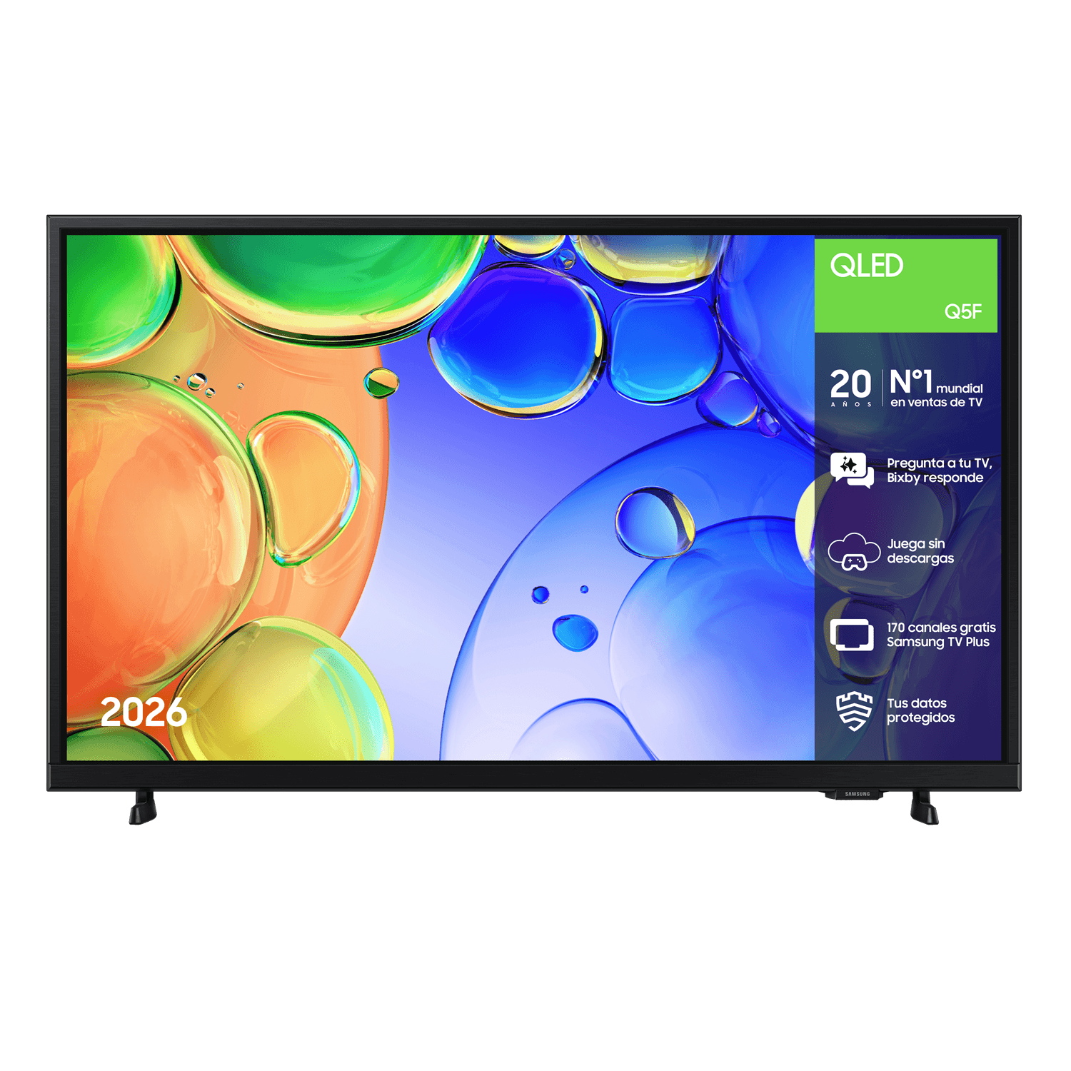 Televisão SAMSUNG TV Q5F TQ32Q5FAAUXSP (32" - Full HD - 1920 x 1080 pixels - Preto) — miniatura 3