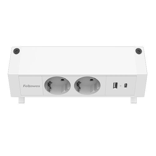 Módulo de Alimentação de Secretária FELLOWES 100137183 (Branco), miniatura 2