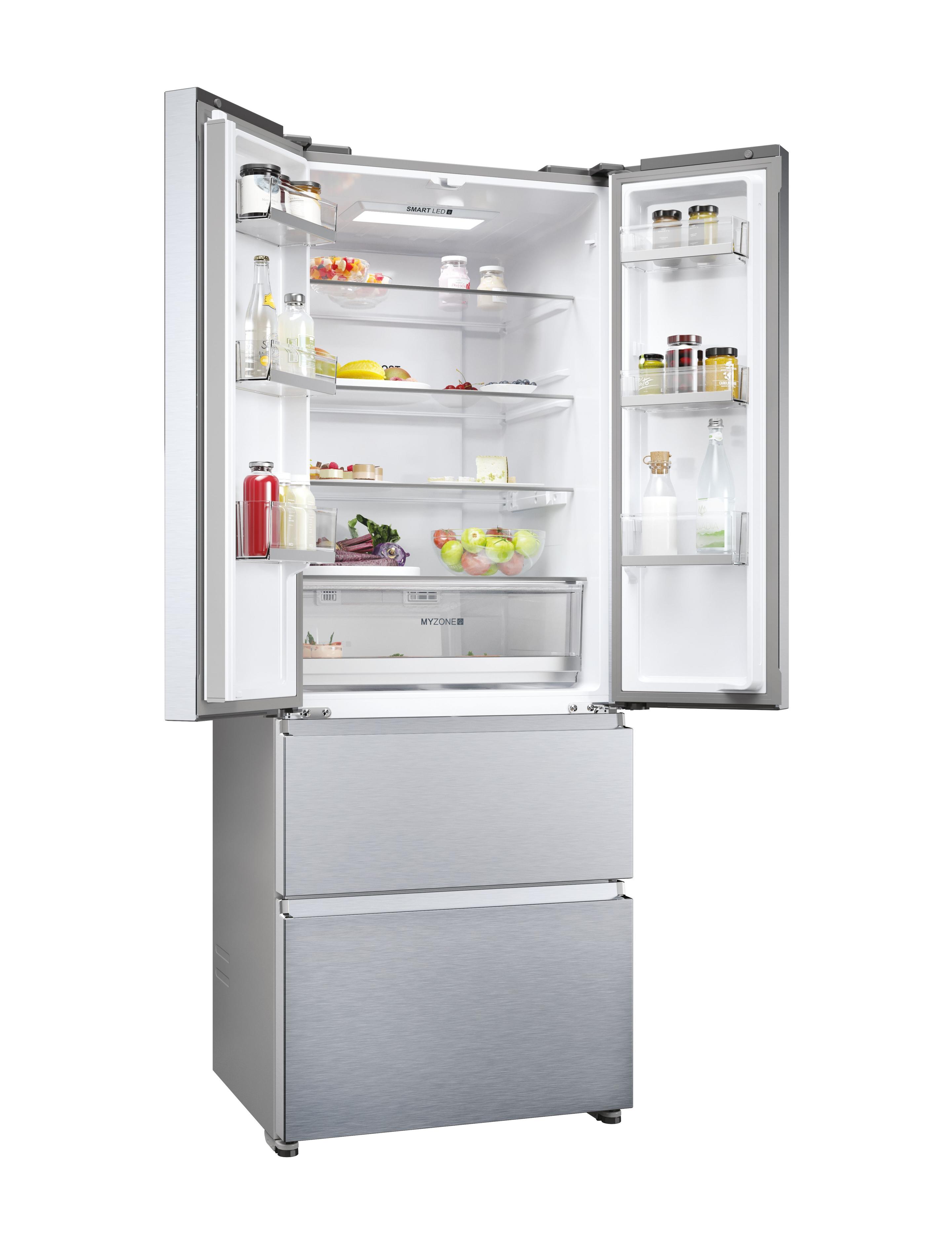 Frigorífico Americano Independente HAIER HFR5719ENMG (446 l - 190x70x67,5 cm - 70 cm - Prateado), miniatura 4