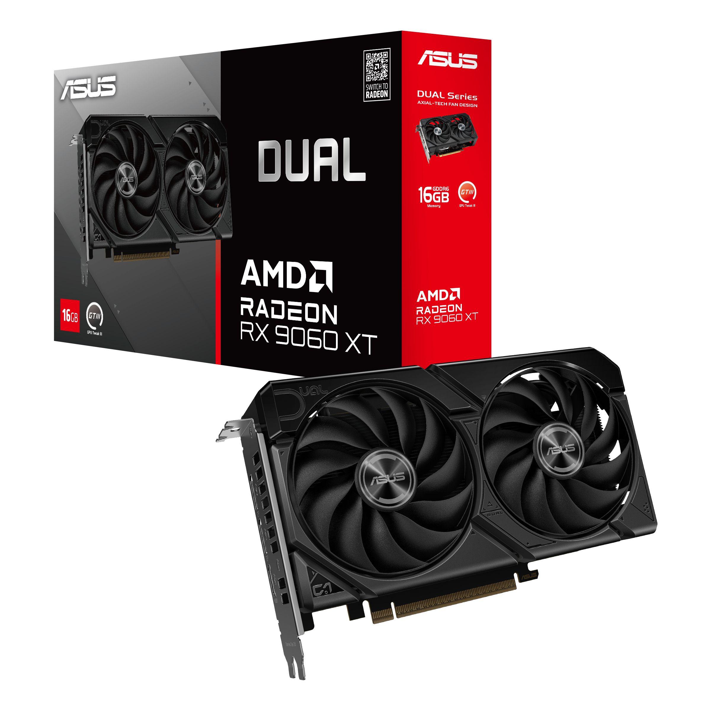 Placa Gráfica ASUS Dual Radeon RX 9060 XT (Radeon RX 9060 XT - 20 Gbit/s - 16 GB - Preto), miniatura 13