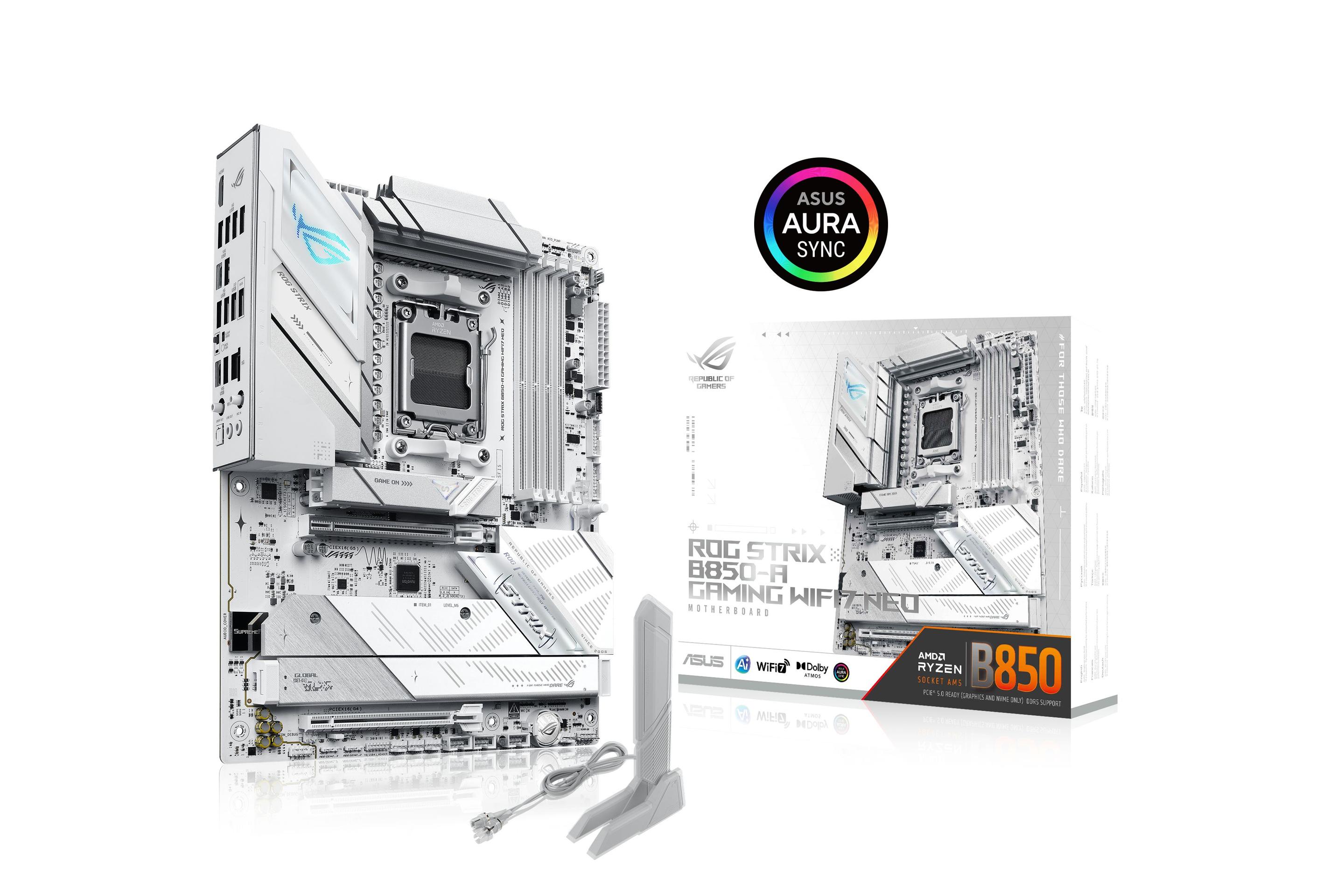 Motherboard ASUS ROG STRIX B850-A GAMING WIFI7 NEO (AM5 - ATX - Duplo canal - Branco), miniatura 12