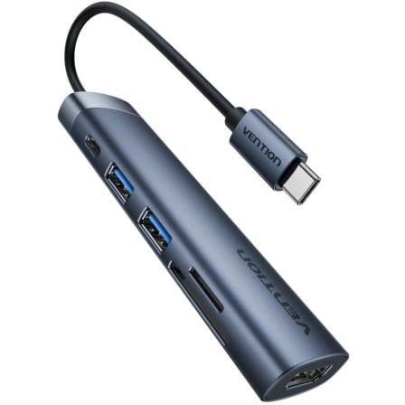 Docking USB-C VENTION THJHB (Cinzento)