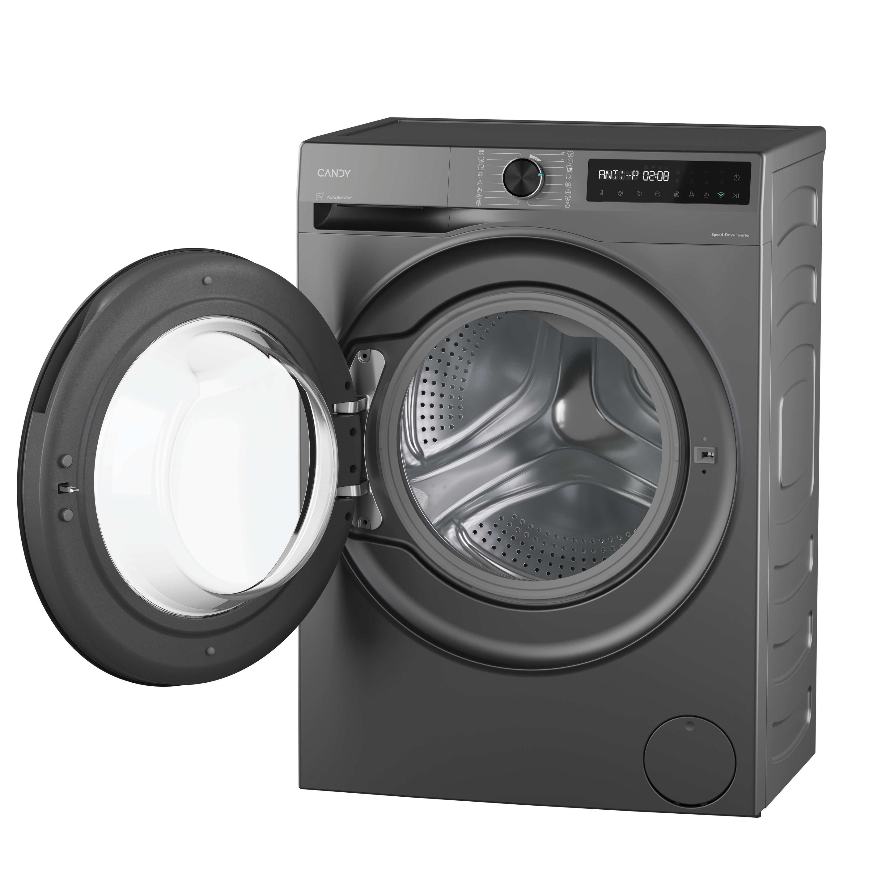Máquina de Lavar Roupa Independente CANDY BR48SBL6GS (1400 RPM - B - A - Antracite), miniatura 4