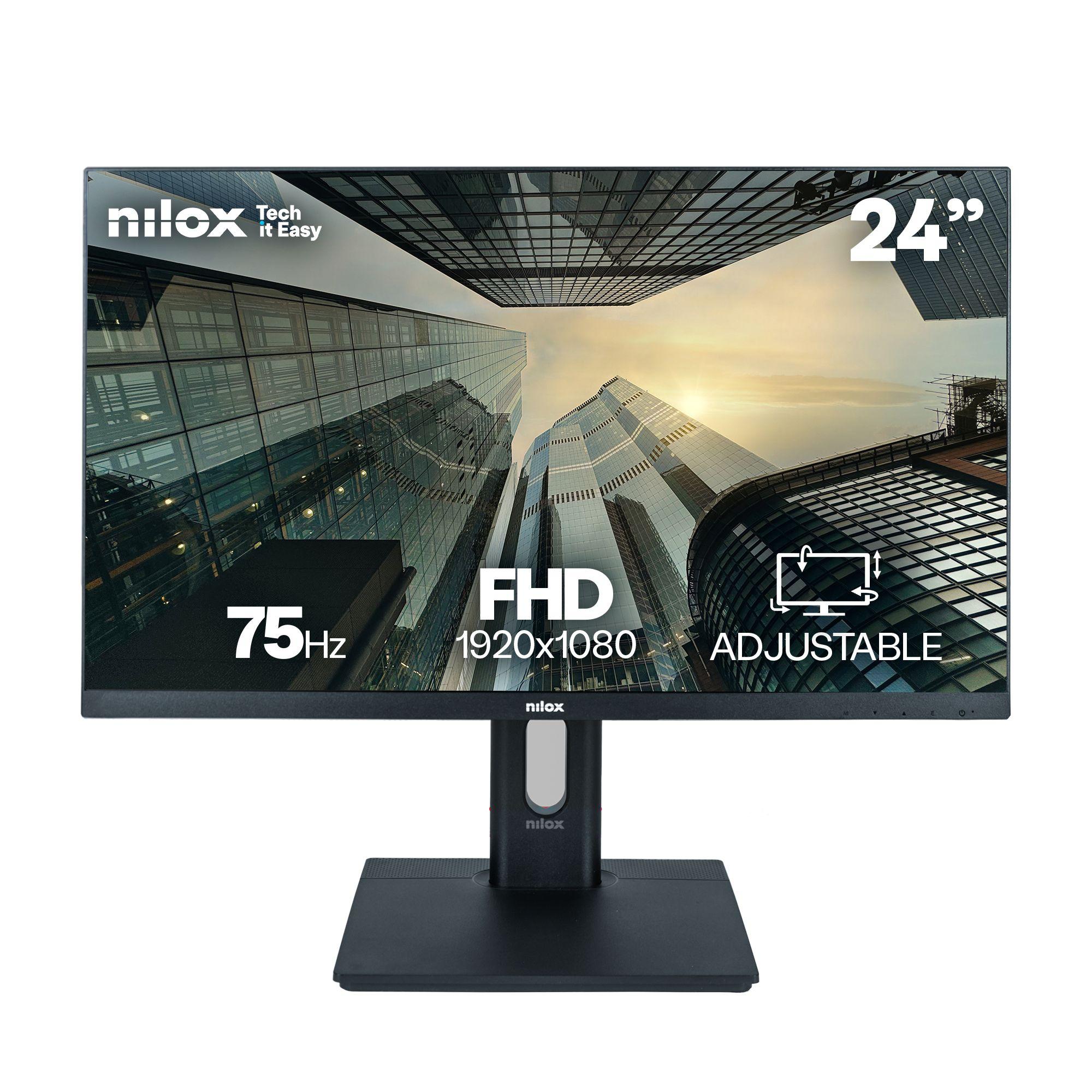Monitor NILOX NXM24REGWEB01 (23,8" - IPS - 75 Hz - Preto)