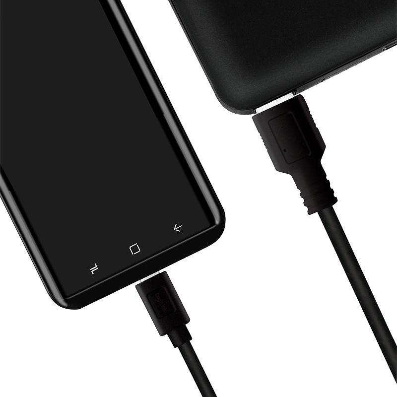 Cabo USB LOGILINK CU0167 (0,5 m - USB-A - USB-C - Preto), miniatura 4