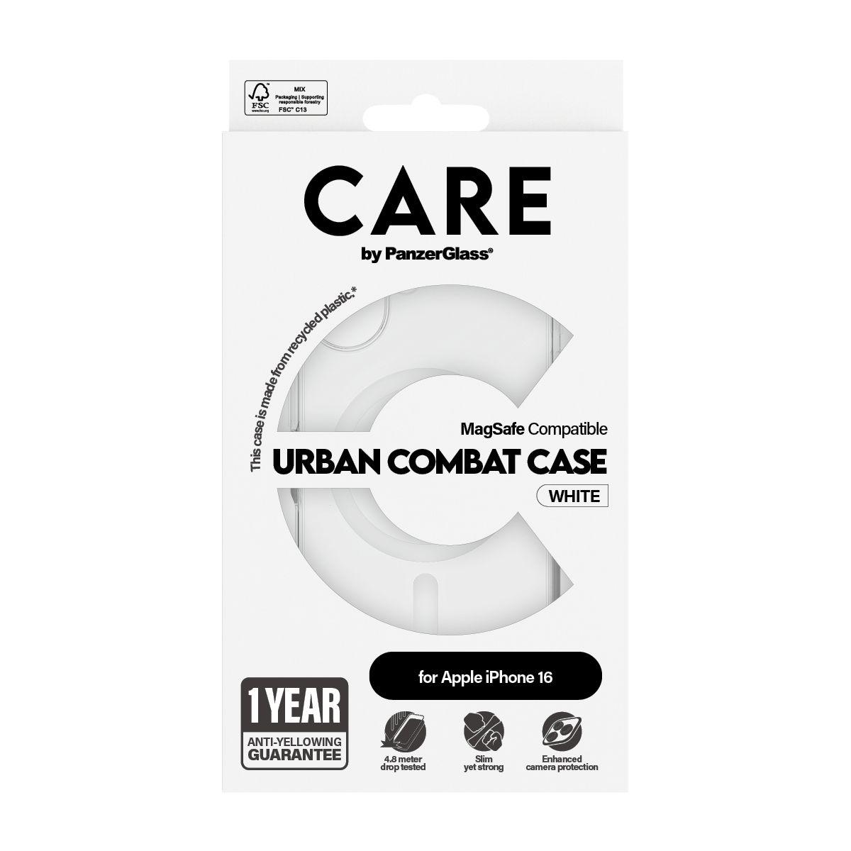 Capa PANZERGLASS CARE Case Flagship iPhone 16 (Apple - Transparente), miniatura 3