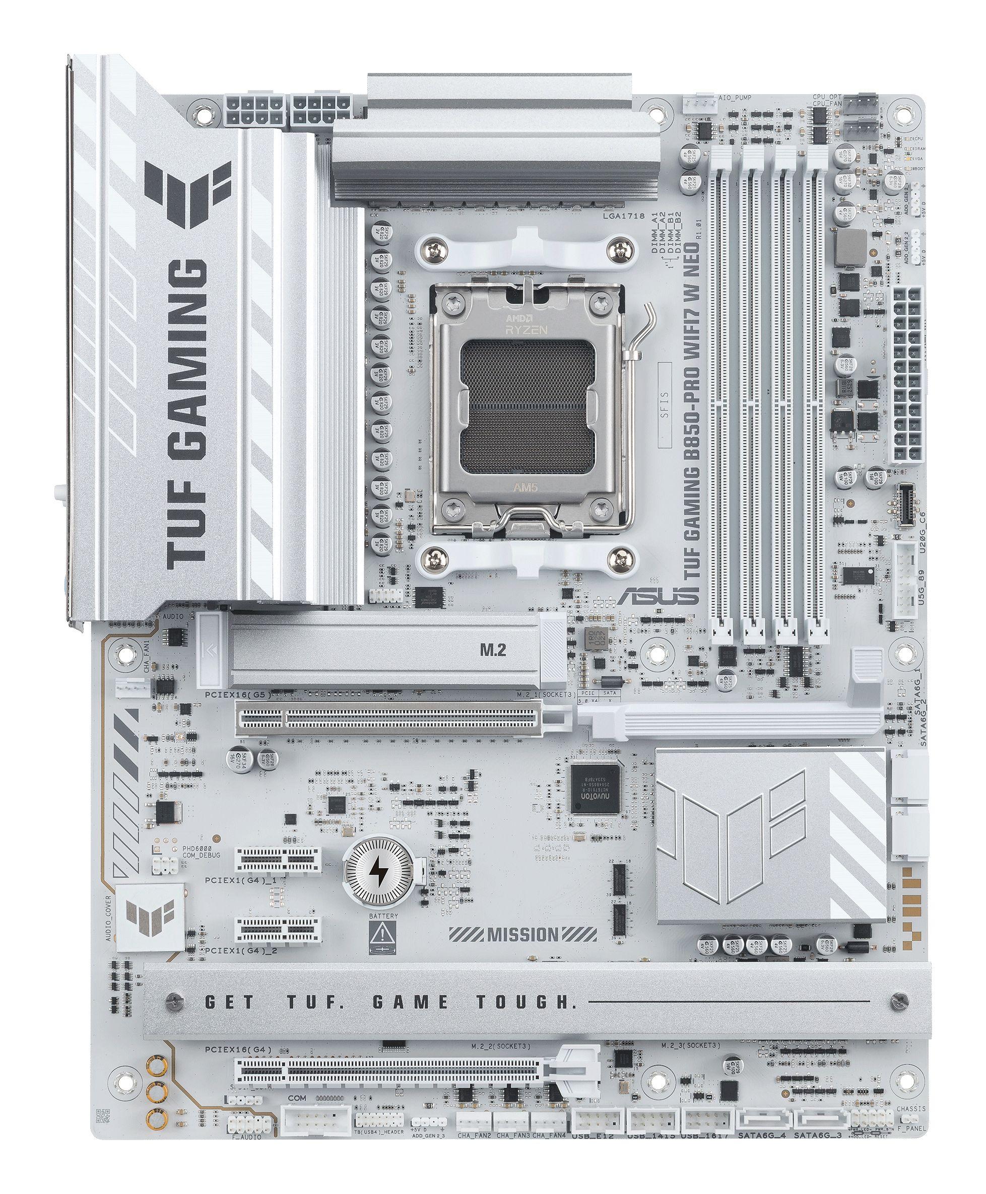 Motherboard ASUS TUF GAMING B850-PRO WIFI7 W NEO (AM5 - ATX - Duplo canal - Branco), miniatura 9