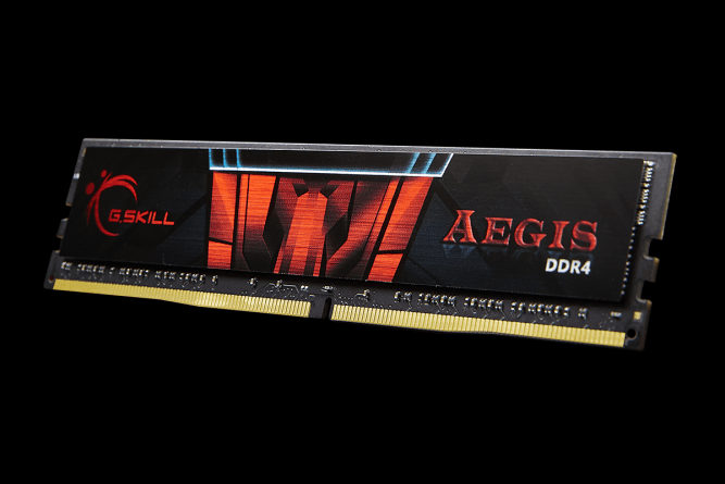 Memória RAM G.SKILL Aegis F4-2133C15D-8GIS (2133 MHz - 8 GB - DIMM)