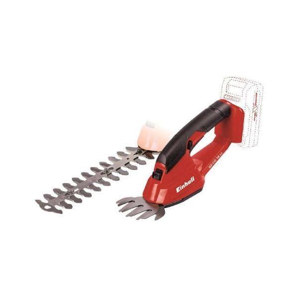 Tesoura de Relva e Arbustos EINHELL GE-CG 18 Li - Solo (18 V - Lâmina para relva 10 cm - Preto e Vermelho)