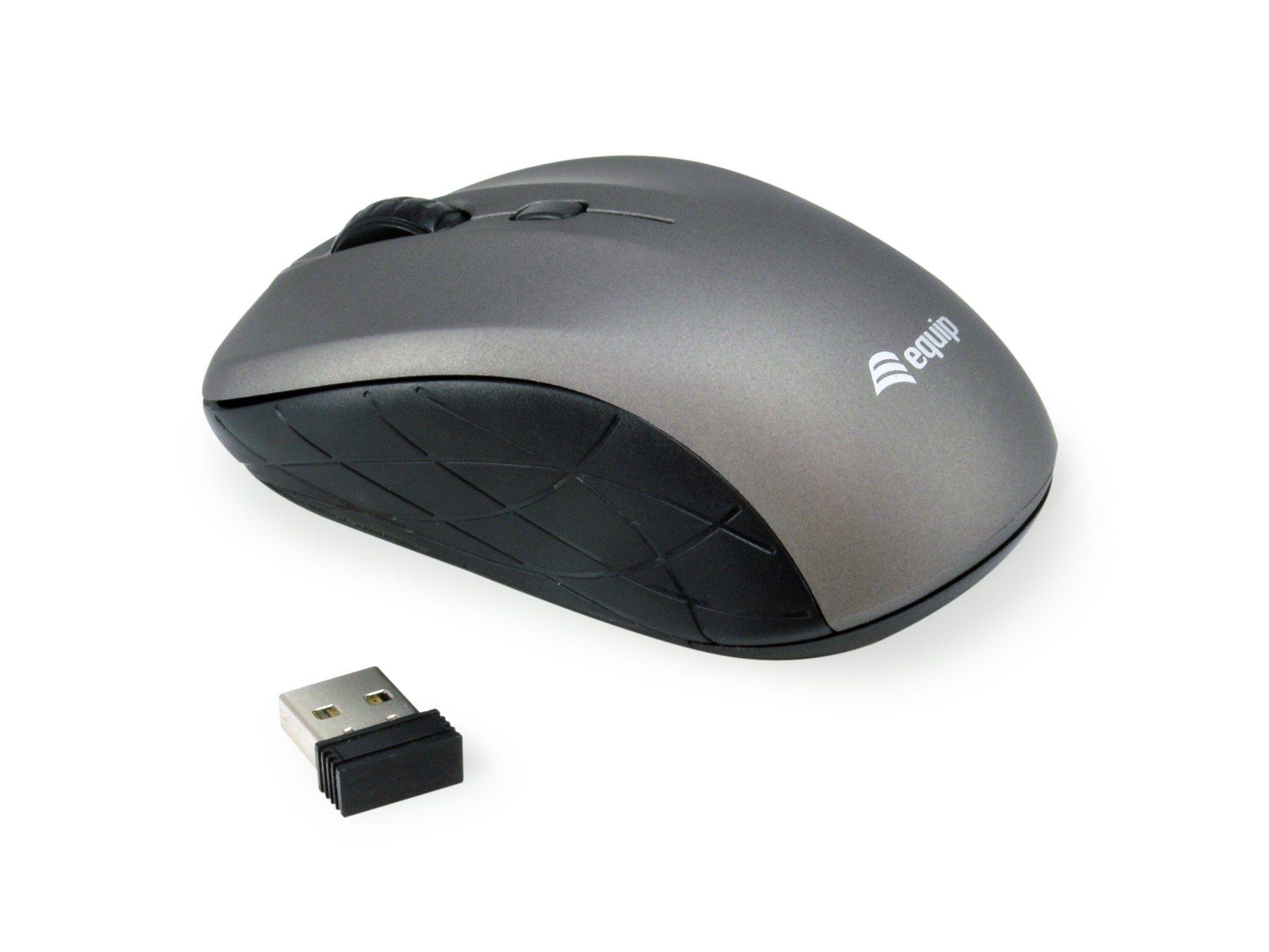Rato EQUIP Mini Wireless (Ambidestro - 1600 DPI - Ótico - Cinzento) — miniatura 4