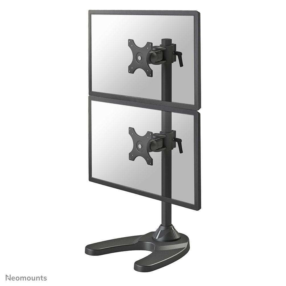 Suporte de Secretária para 2 Monitores NEOMOUNTS FPMA-D700DDV (10–27" - 12 kg - Preto)