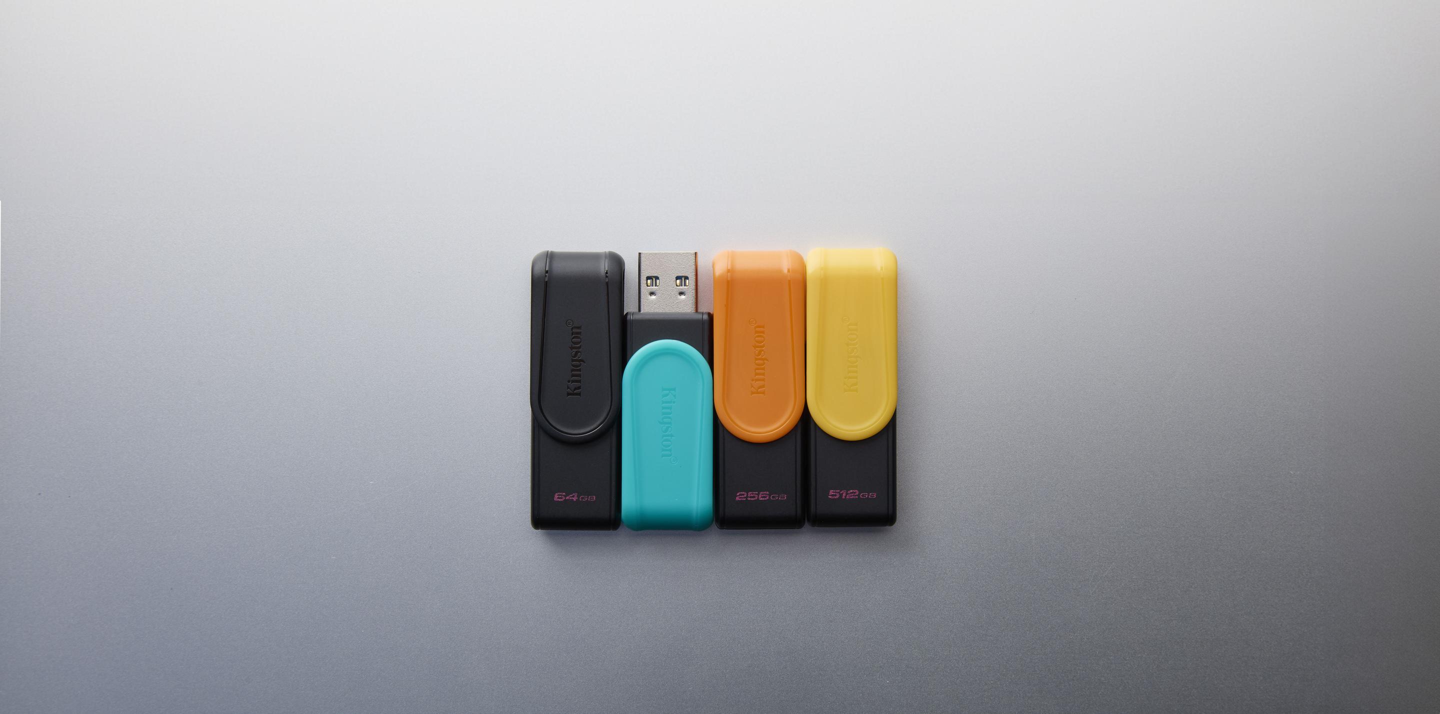 Pen USB KINGSTON DataTraveler Exodia S (64 GB - USB Type-A - 3.2 Gen 1 - Preto) — miniatura 5