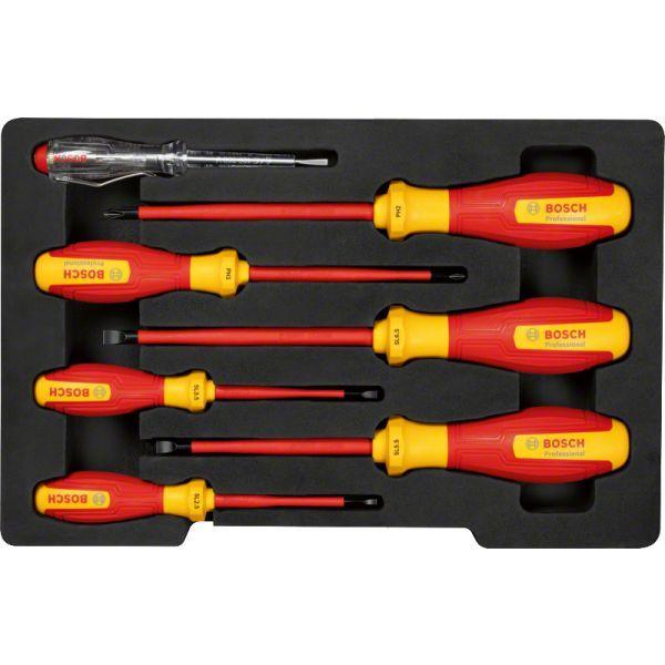 Conjunto de Chaves de Fenda BOSCH Professional 1600A02NF7 (Vermelho e Amarelo), miniatura 2