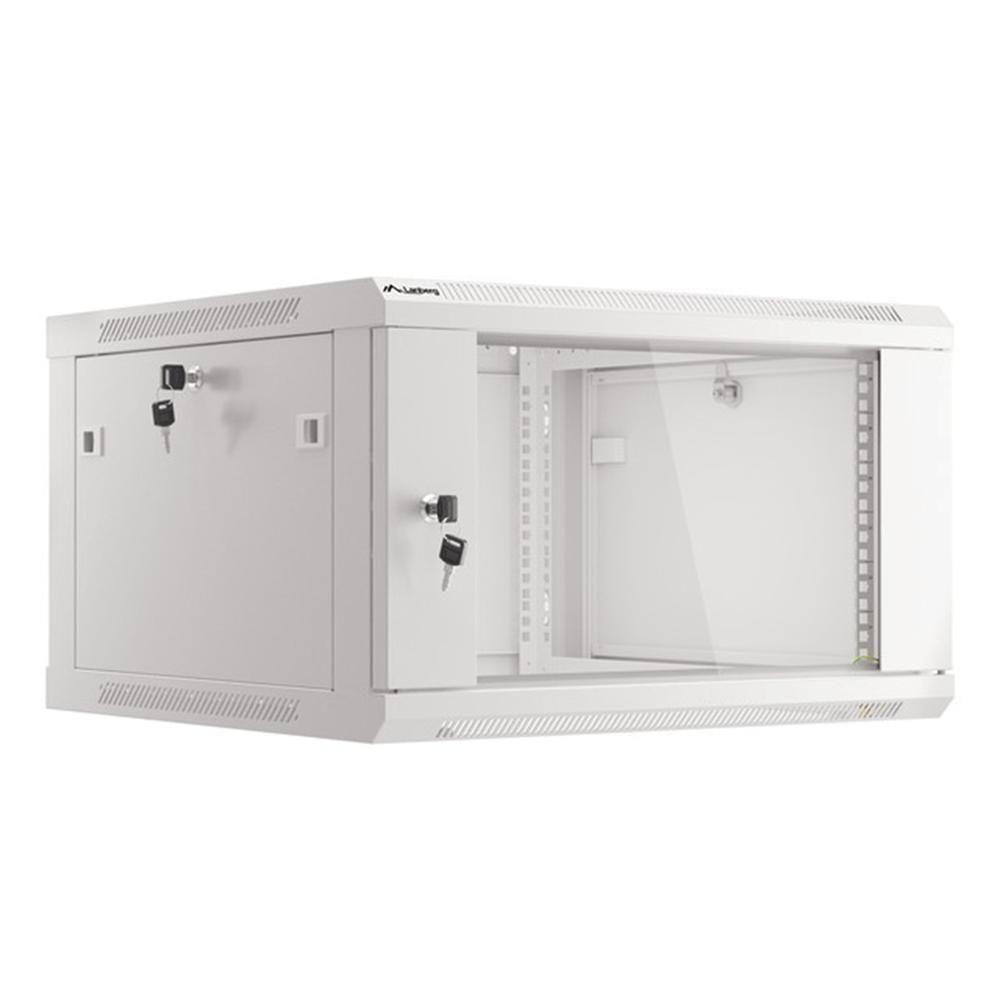 Armário de Rack Mural LANBERG WF01-6606-10S (Cinzento)