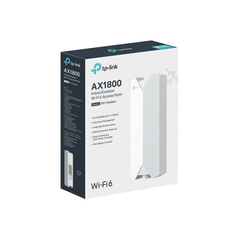 Ponto de Acesso TP-LINK Festa F61(EU) (1800 Mbps - 2,4 GHz e 5 GHz - 1 unidade - Branco), miniatura 5