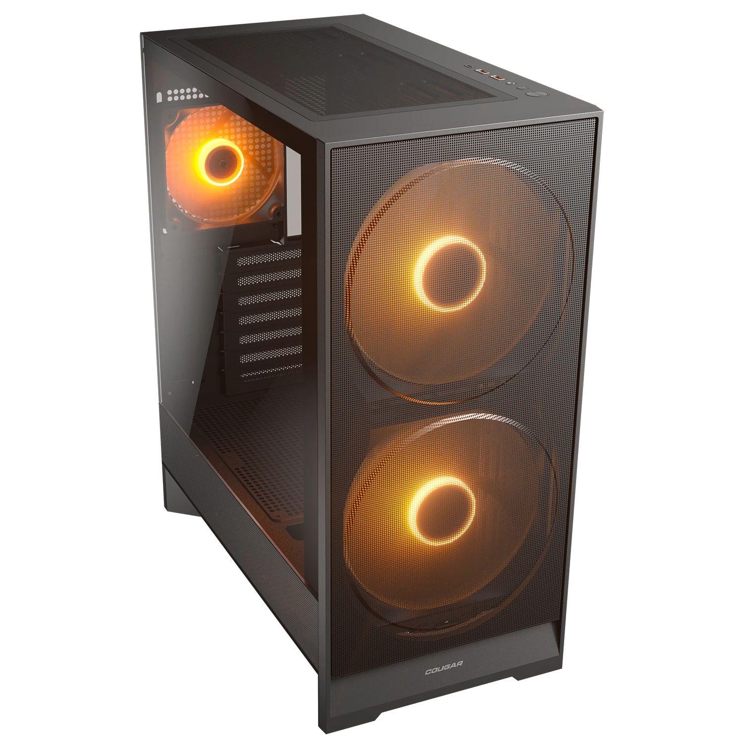 Caixa de Computador COUGAR Airface 180 CGR-5VA4B-RGB (ATX, CEB, Micro ATX, Mini-ITX - Midi Tower - 17 cm - Preto), miniatura 3