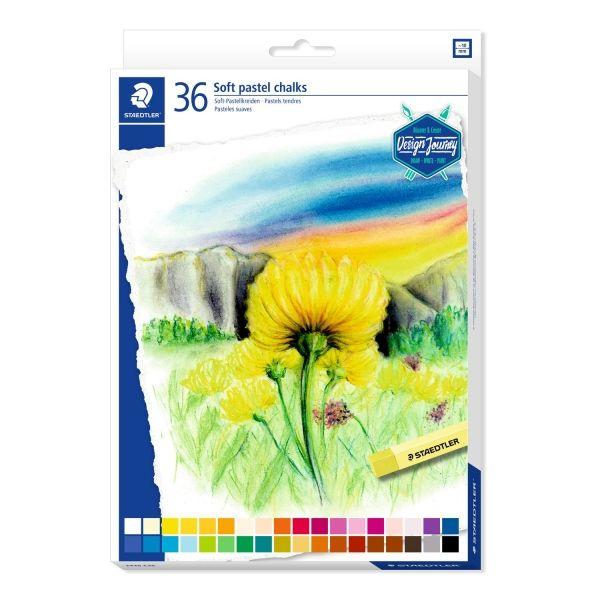 Pastéis Suaves para Desenho STAEDTLER 2430 C36 (Cores Sortidas)