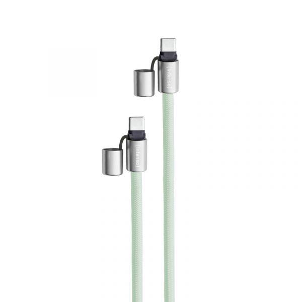 Cabo USB-C INTENSO Lanyard Cable (1,65 m - USB-C - Verde) — miniatura 4
