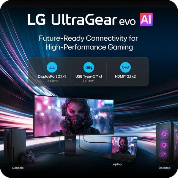 Monitor LG 39GX950B-B.AEU (39" - OLED - 165 Hz - Preto) — miniatura 6