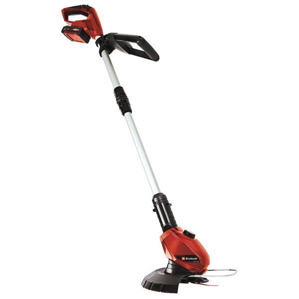 Aparador de Relva EINHELL GE-CT 18 Li Kit (18 V - 2 Ah - Vermelho/Preto)
