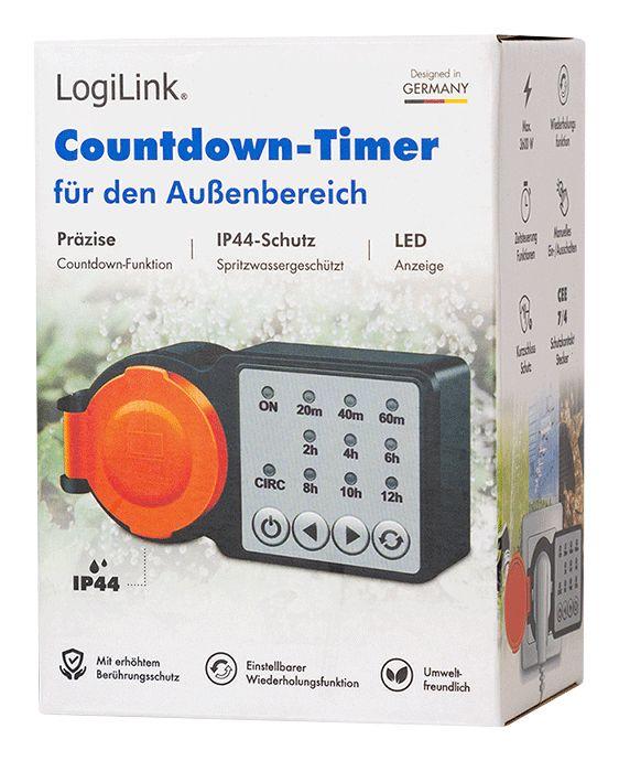 Temporizador Elétrico LOGILINK ET0015 (Policarbonato - Preto e Laranja), miniatura 5